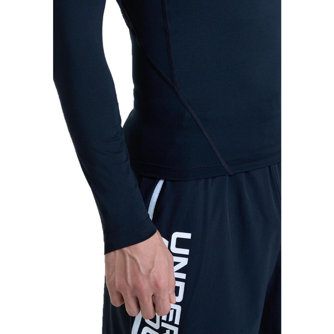 T-shirt compression manches longues HeatGear® homme, noir