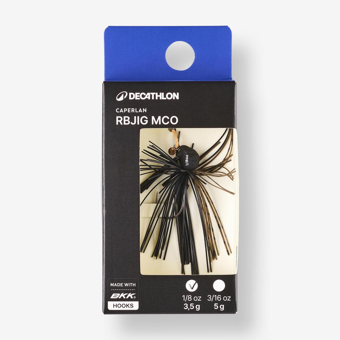 LEURRE PÊCHE PERCHE & TRUITE MICRO RUBBER JIG TUNGSTÈNE NATURAL CRAW