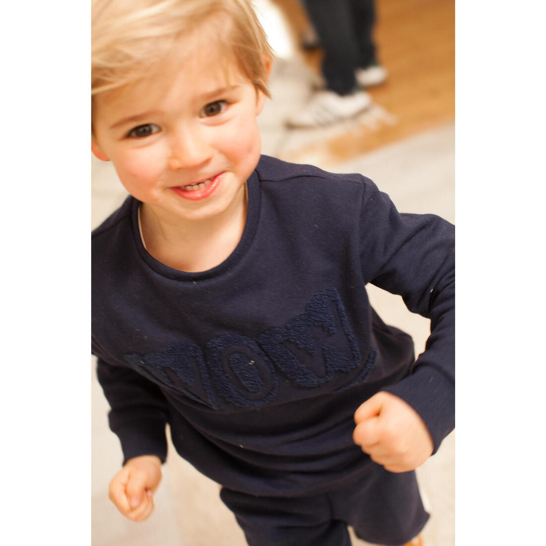 Sweat decat'oons imprimé beige baby gym enfant