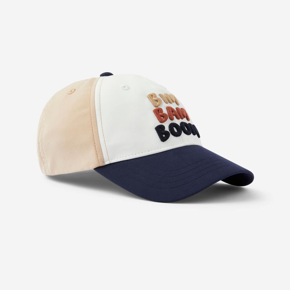 Casquette multisport ajustable bébé mixte, Rose blanc terracotta