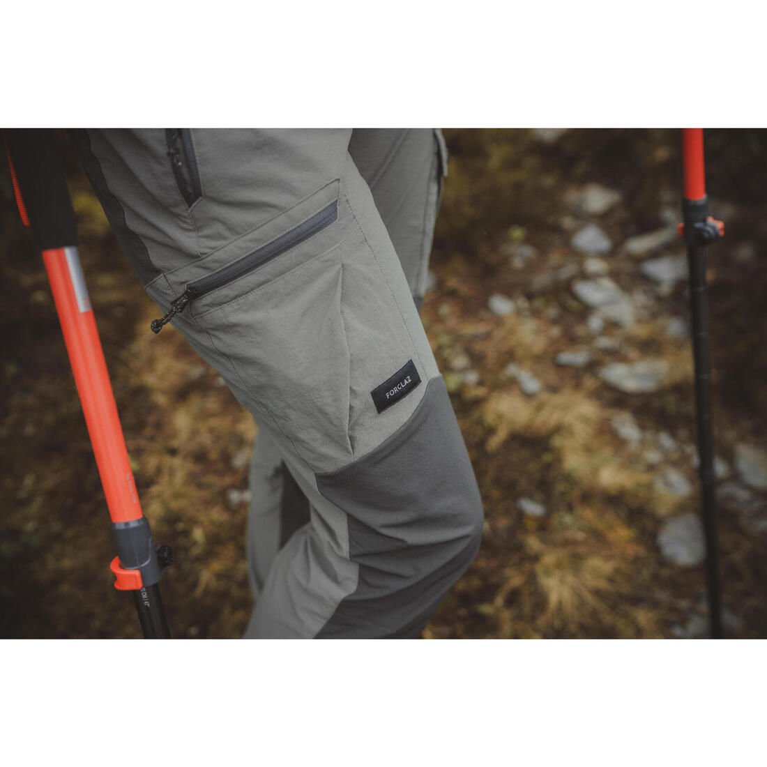Pantalon résistant de trek montagne - MT500 beige - Femme v2