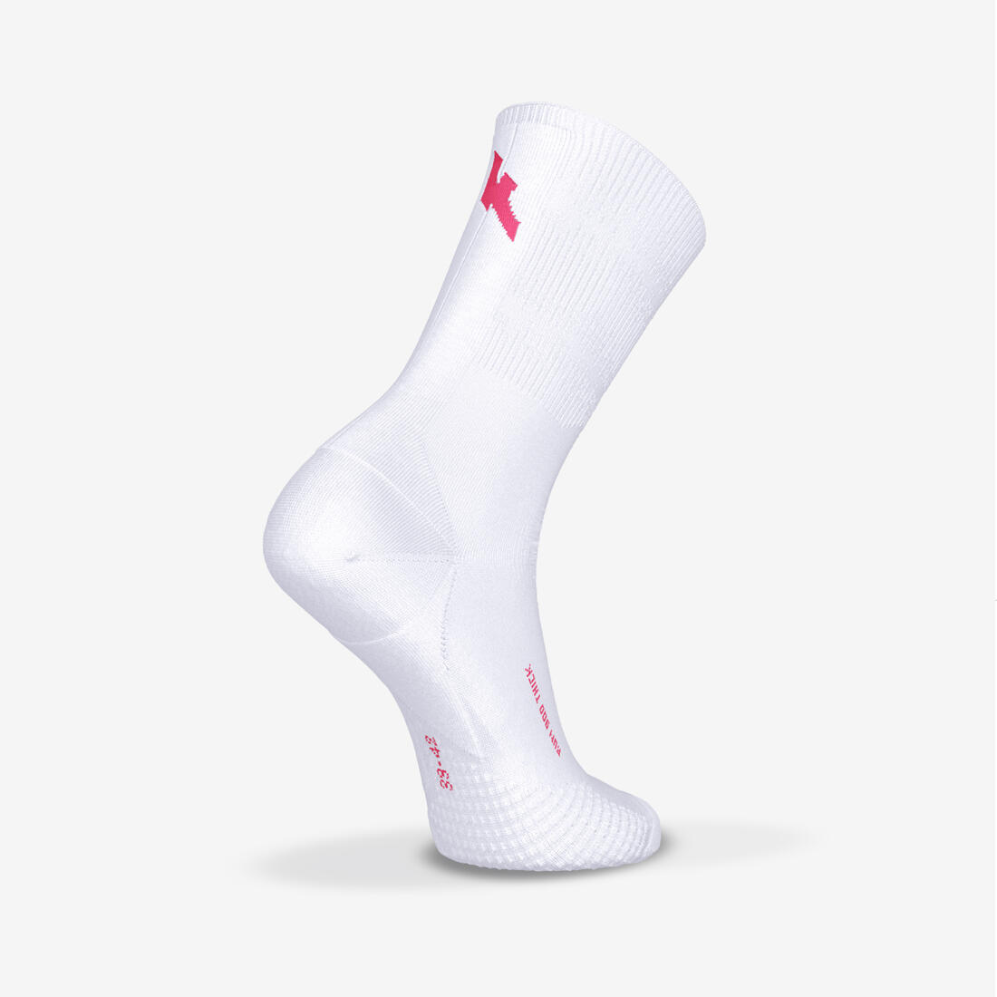 Chaussettes de running KIPRUN run900 épaisses mi-mollet oranges + graf