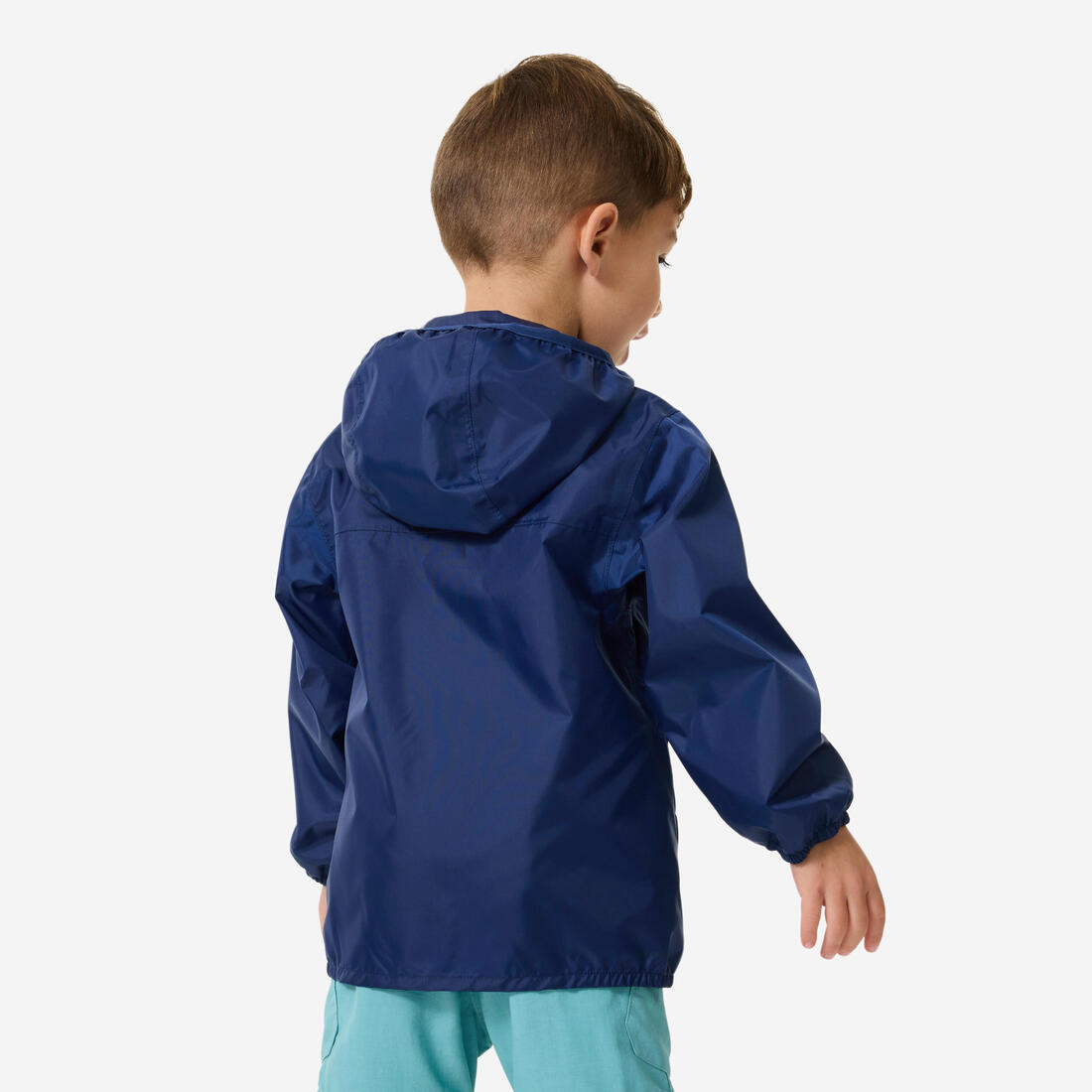 Veste imperméable de randonnée enfant 2-6 ans, MH100 zip kid