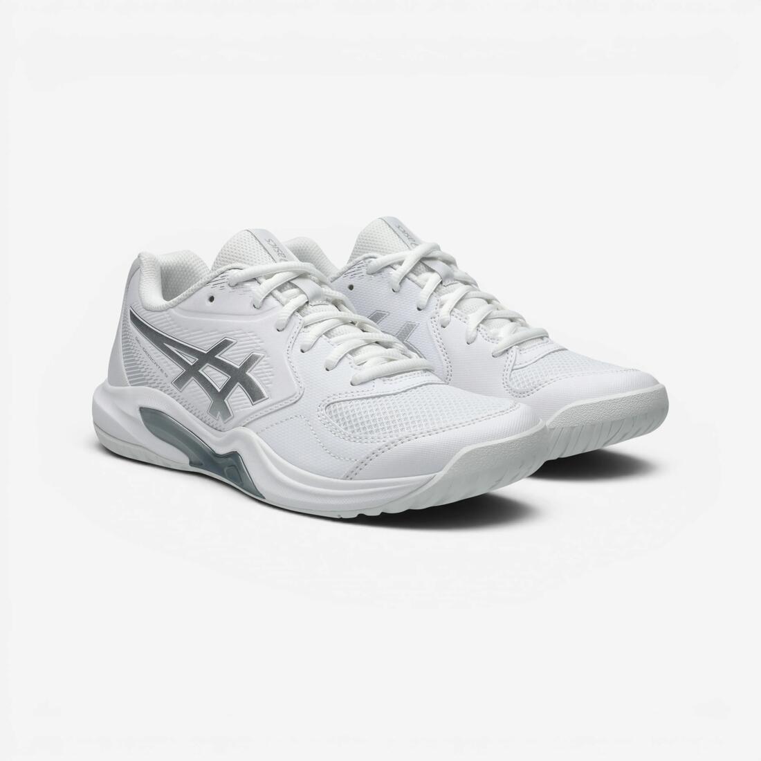 Chaussures de tennis multicourt femme, Asics Gel Dedicate 9 blanc
