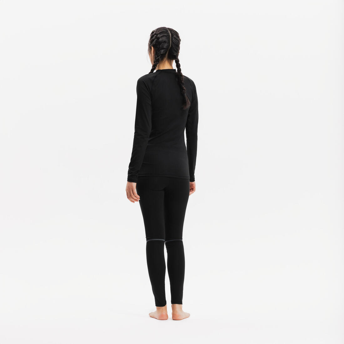 Sous-maillot de foot thermique manches longues mixte Keepcomfort noir
