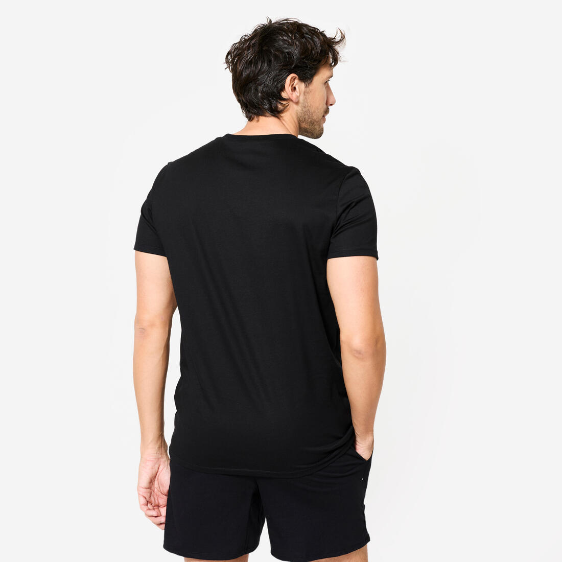 T-shirt fitness coton homme - 100 sportee