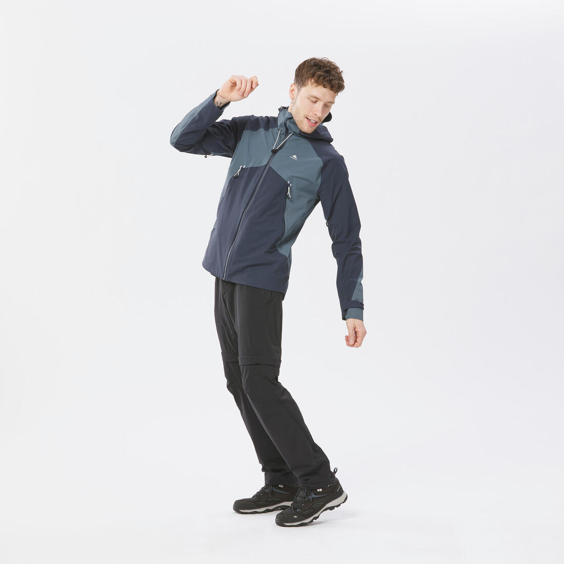 Veste légère imperméable de randonnée - mh500 - homme