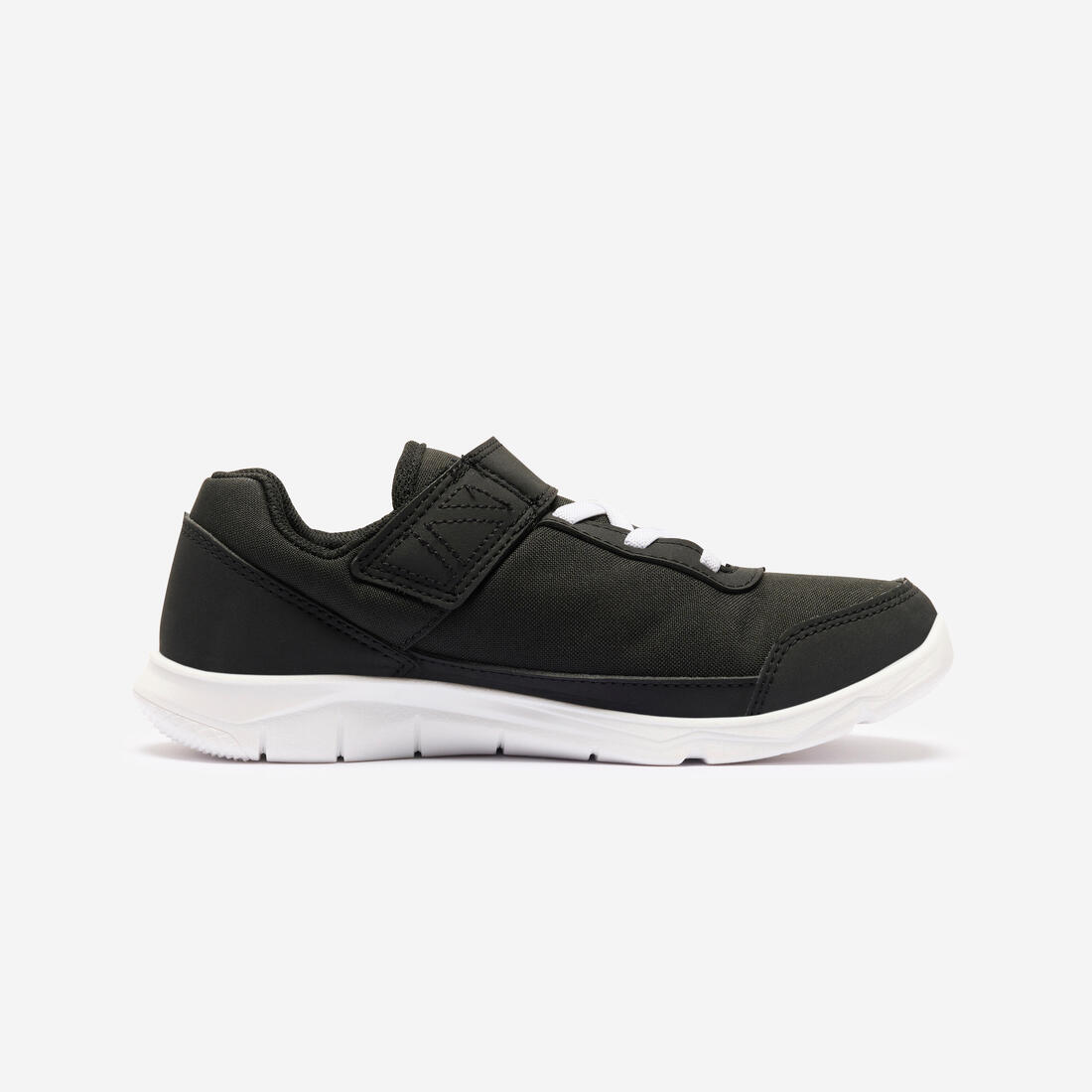 Chaussures de sport à scratch enfant, PW 100 noir