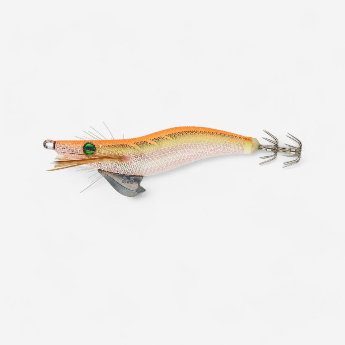 Turlutte coulante shallow ebika 2.5/105 doré chinchard seiches/calamars