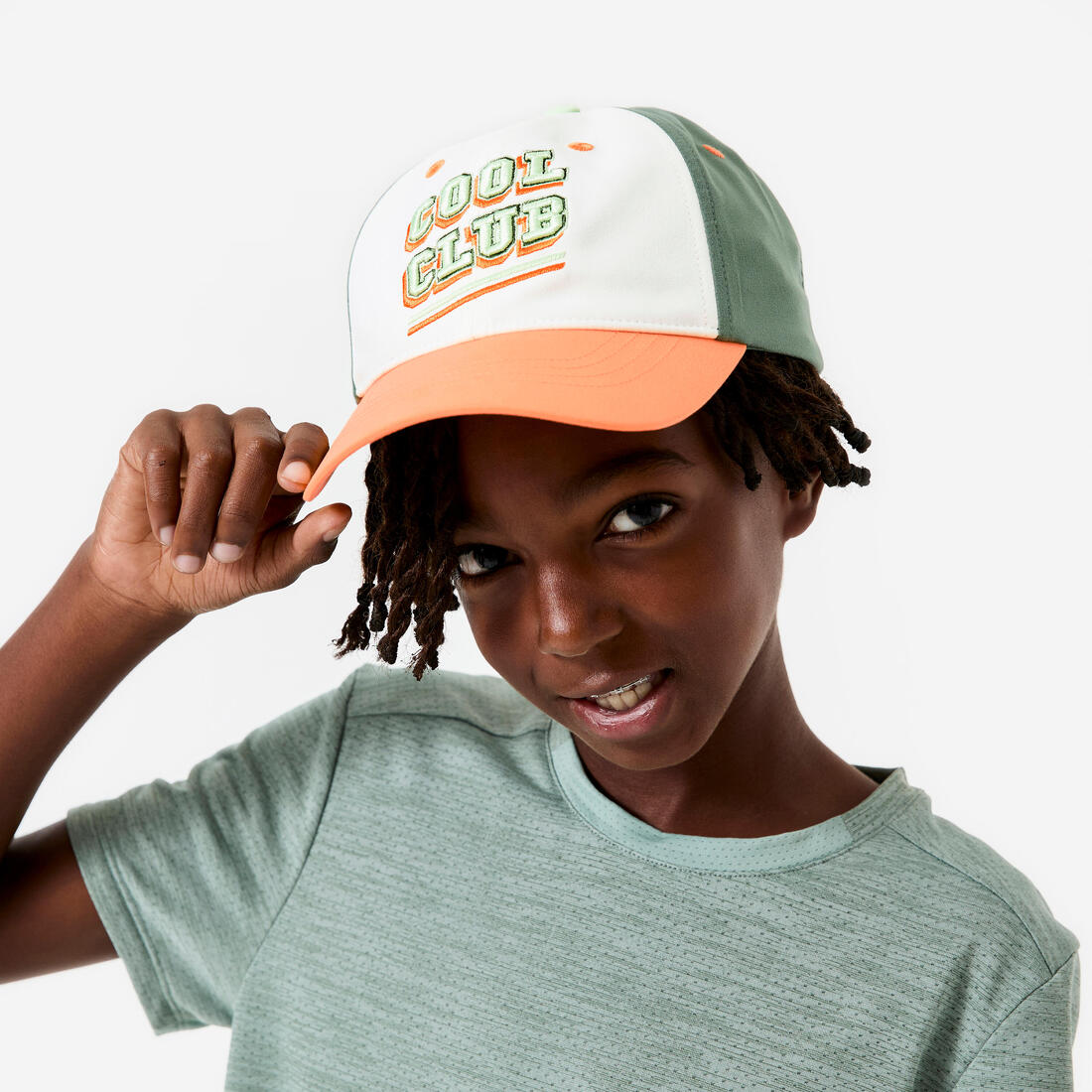 Casquette enfant respirante réglable mixte