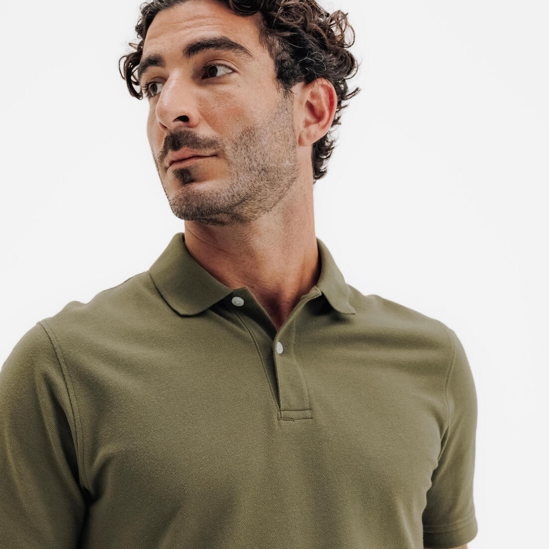 Polo de golf en coton polyester manches courtes homme, MW500
