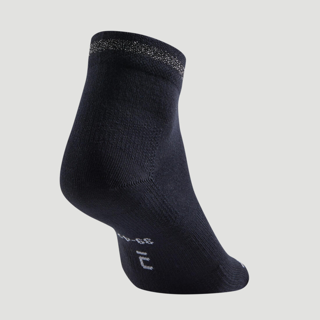 CHAUSSETTES DE SPORT MI-HAUTES RS 160 BLANCHES LOT DE 3.