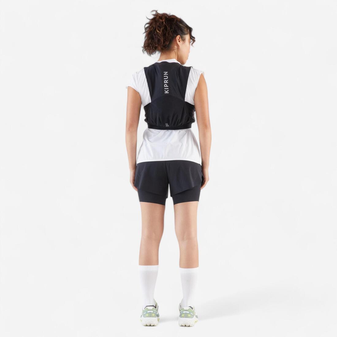 Gilet trail running compétition porte flasques mixte - KIPRUN 900 RACE 5L