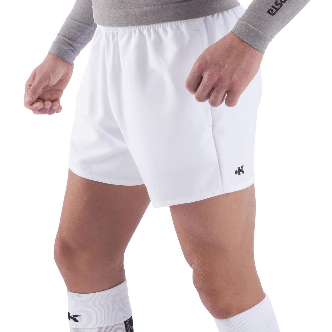 Short rugby adulte avec poches r100