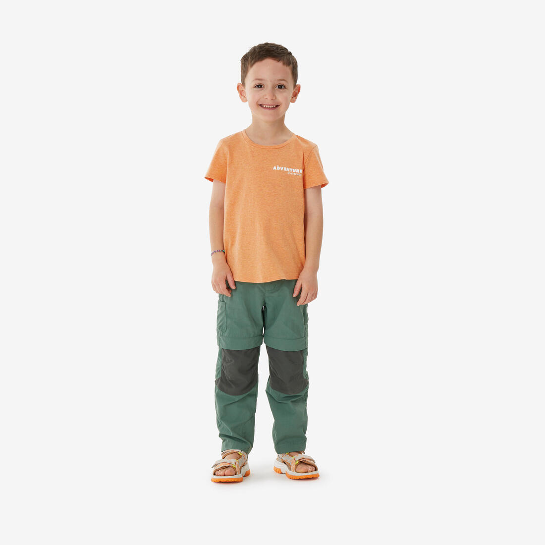 T-Shirt enfant MH100 vert - 2-6 ANS
