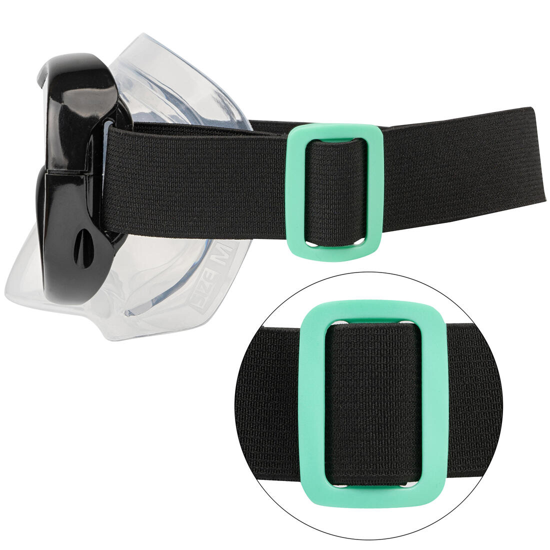 Kit de plongée snorkeling SUBEA masque tuba, 100 adulte noir