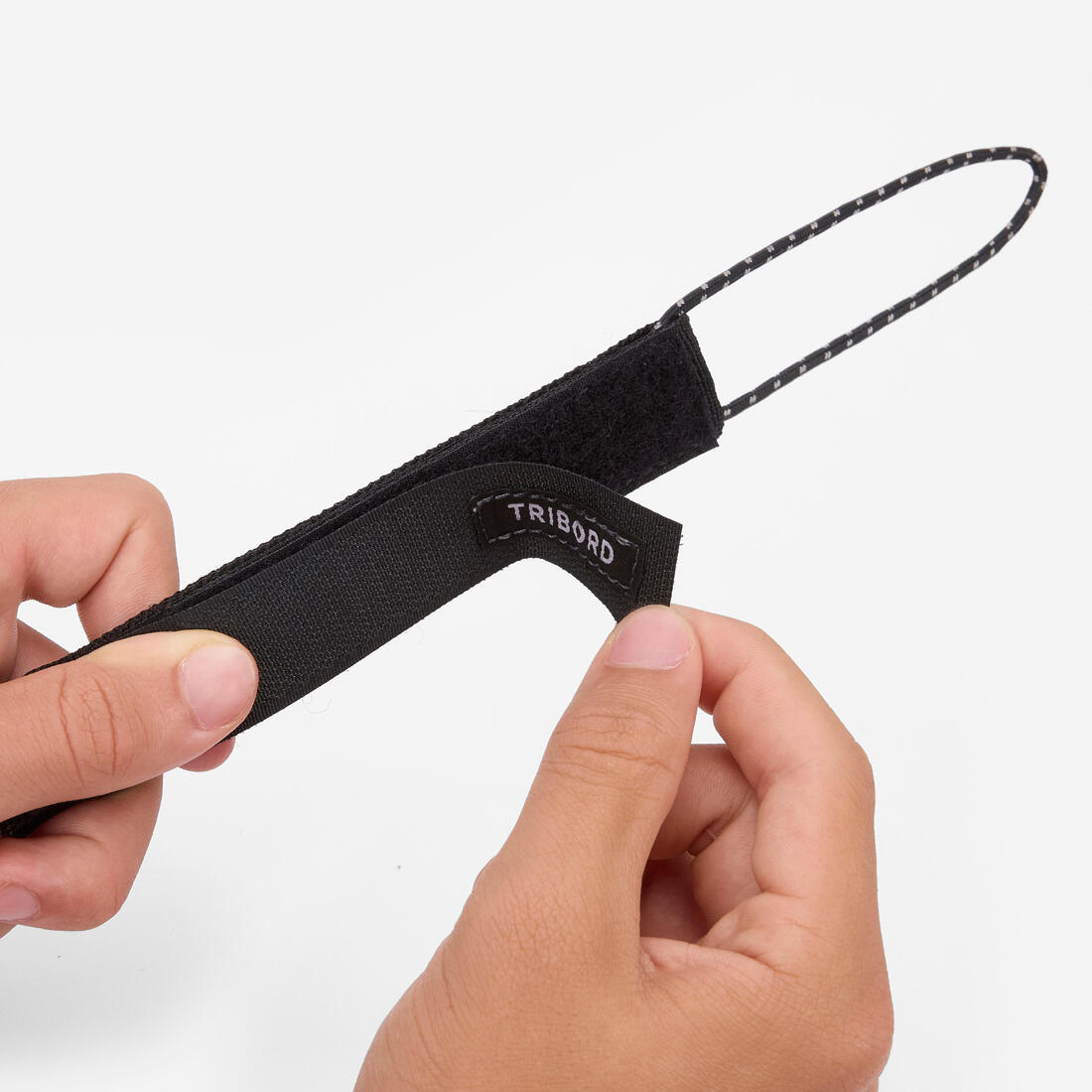Leash surf 8' 500 - Diamètre 7mm Noir
