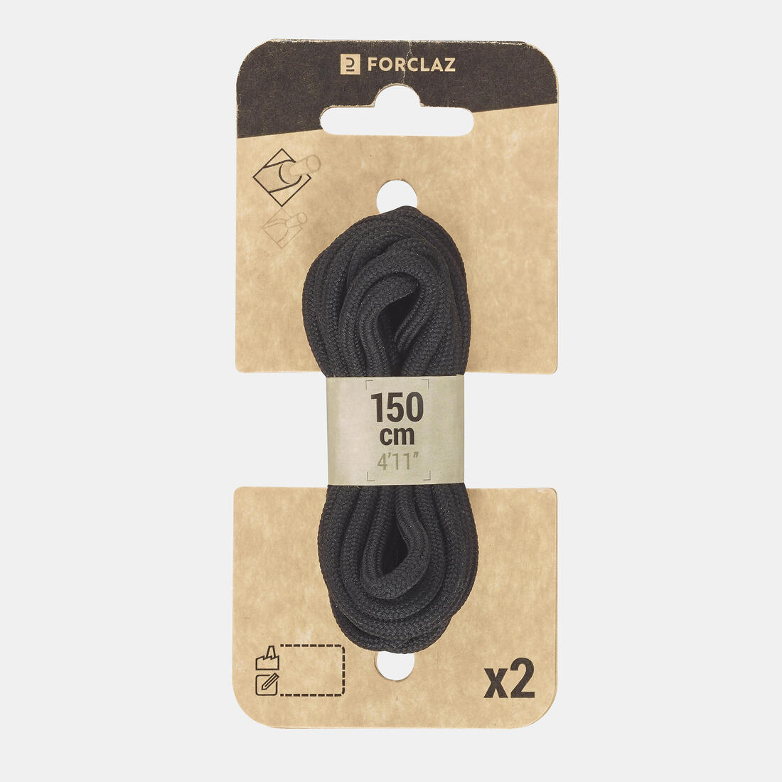 Lacets ronds pour chaussures de Randonnée