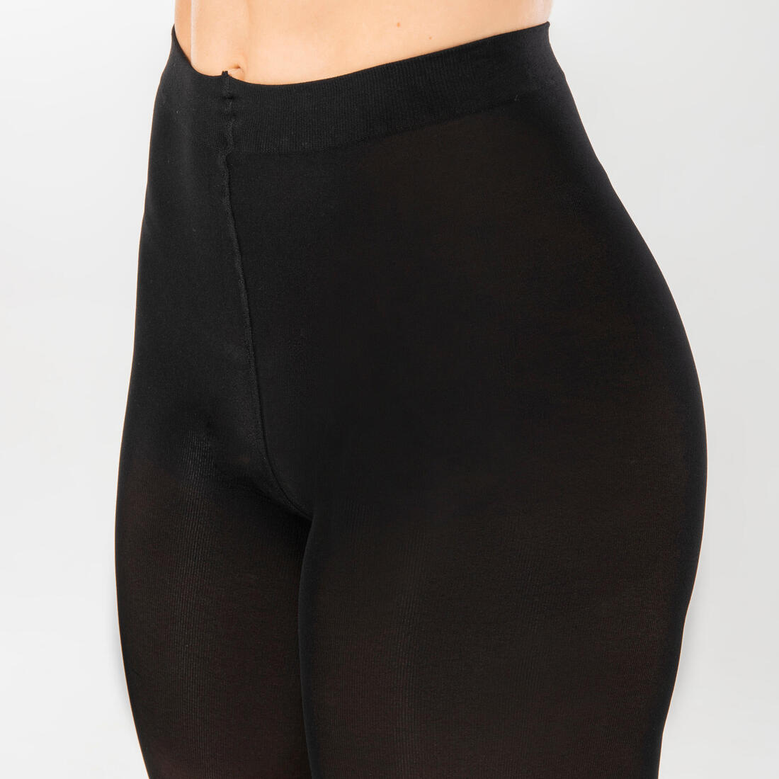 Collants de danse classique sans pieds Femme - Noir