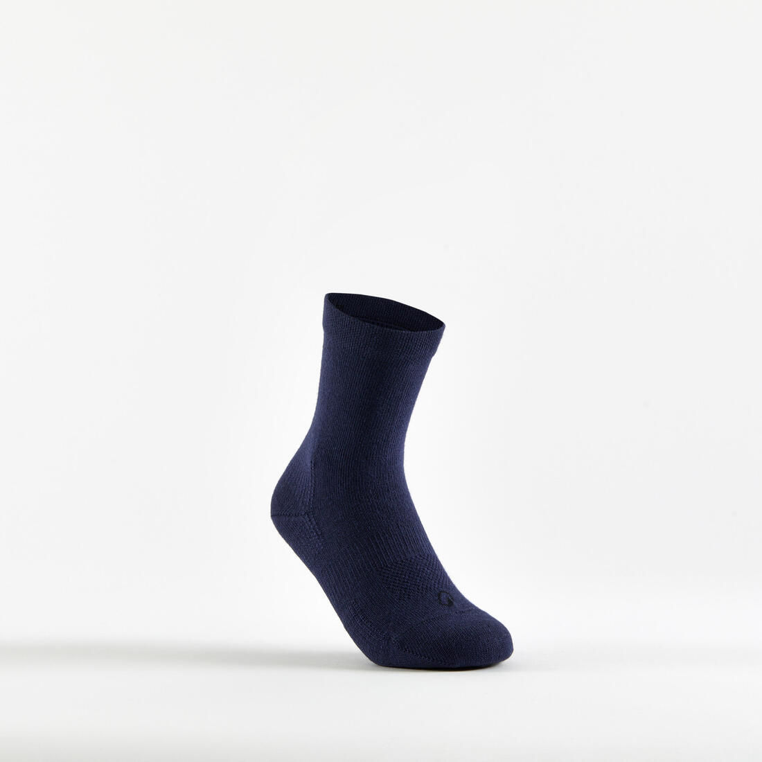 CHAUSSETTES DE SPORT ENFANT HAUTES ARTENGO RS 160 BLANC MARINE BLANC LOT DE 3