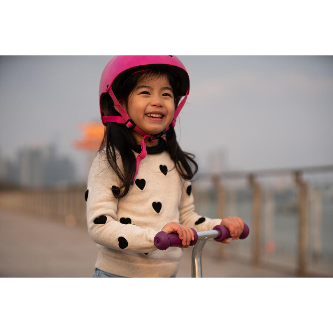 TROTTINETTE ENFANT B1 500 JAUNE-BLEUE