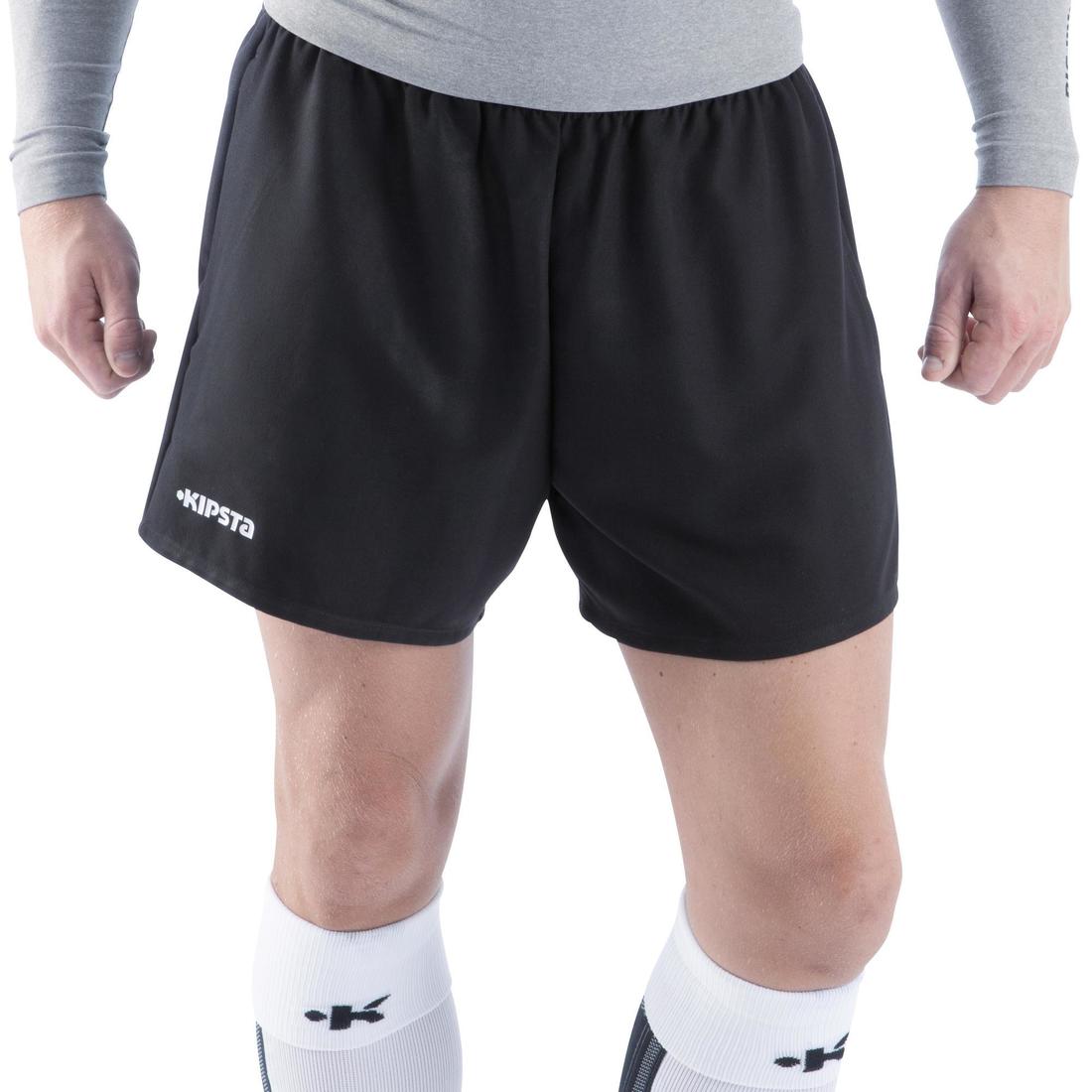 Short rugby adulte avec poches r100