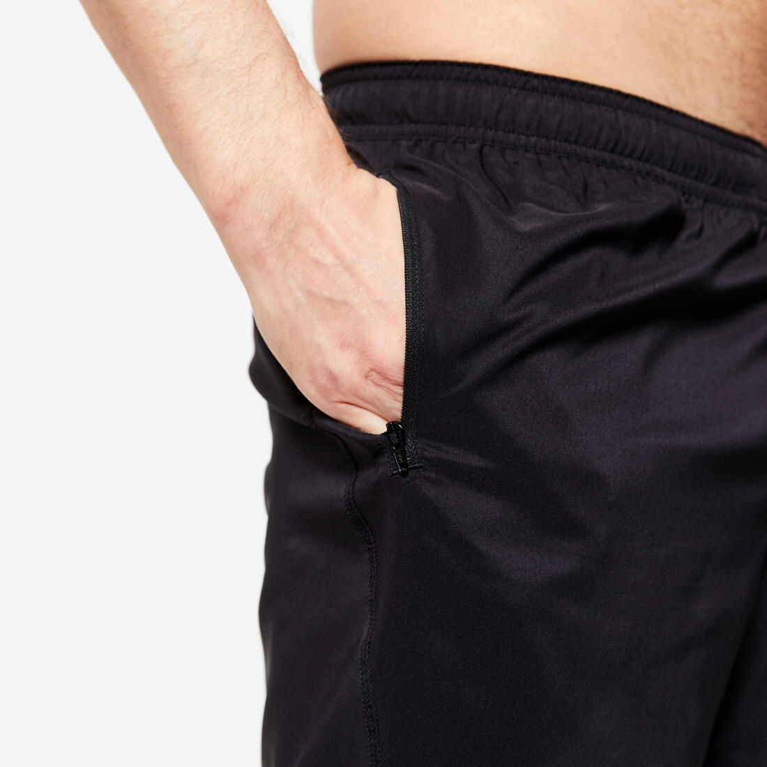 Short de fitness respirant poches zippées homme