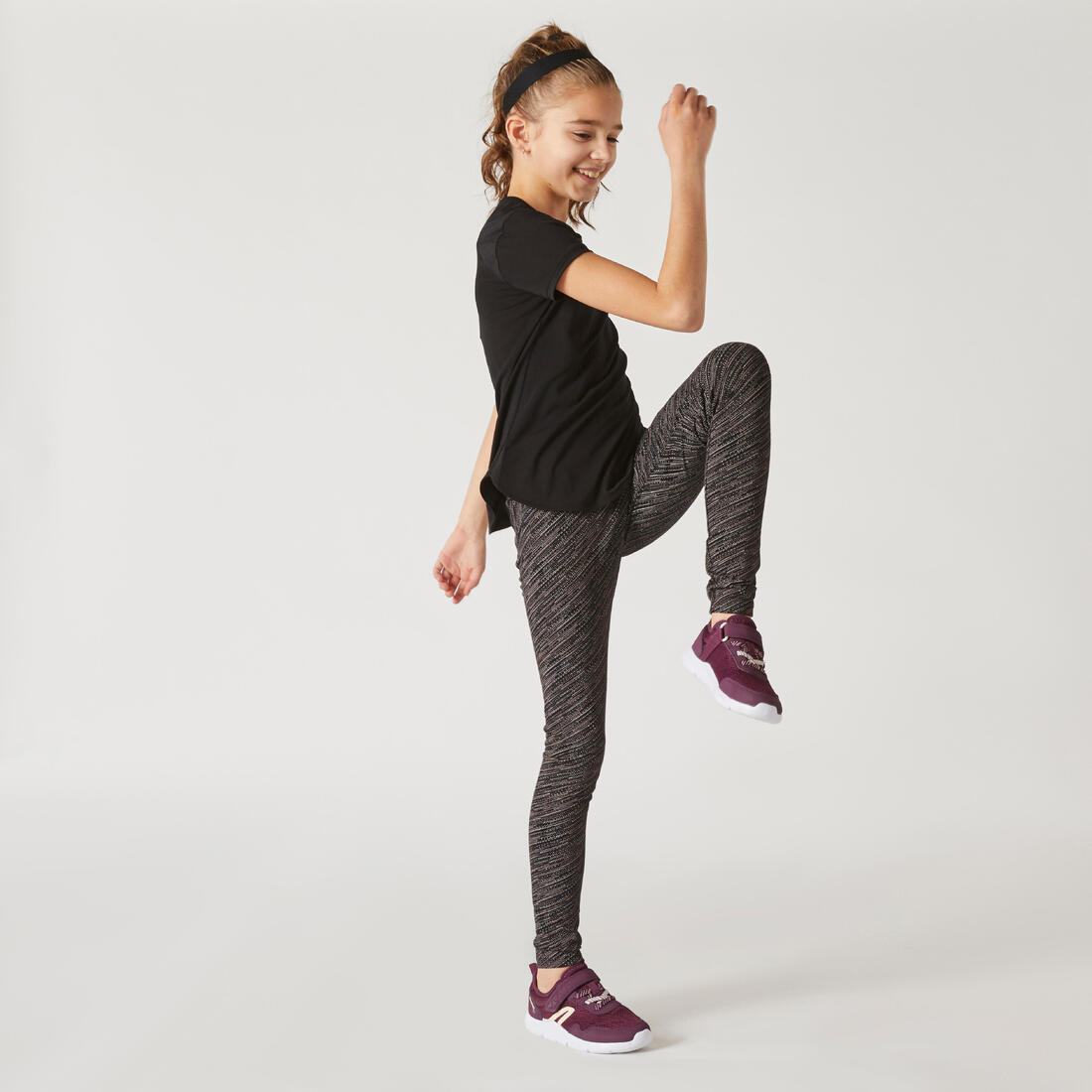 Legging fille coton - 320 imprimé marine