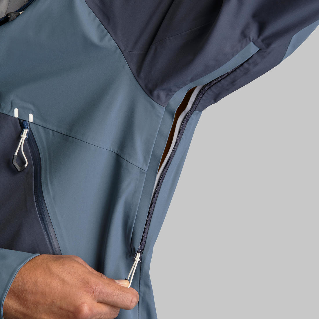 Veste légère imperméable de randonnée - mh500 - homme