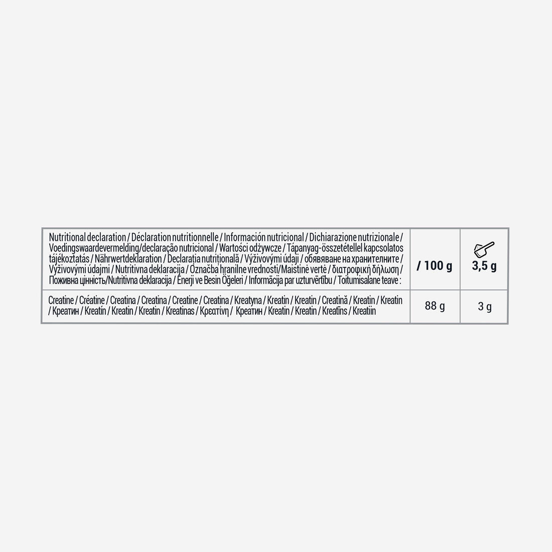 Créatine monohydrate labellisée Creapure® neutre 500g
