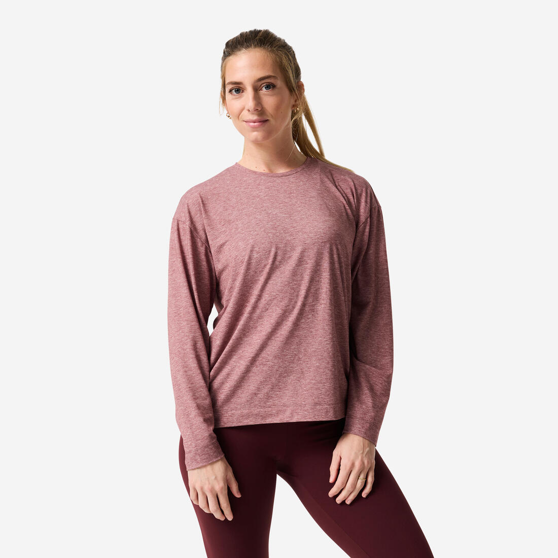 T-shirt de yoga manches longues femme, soft