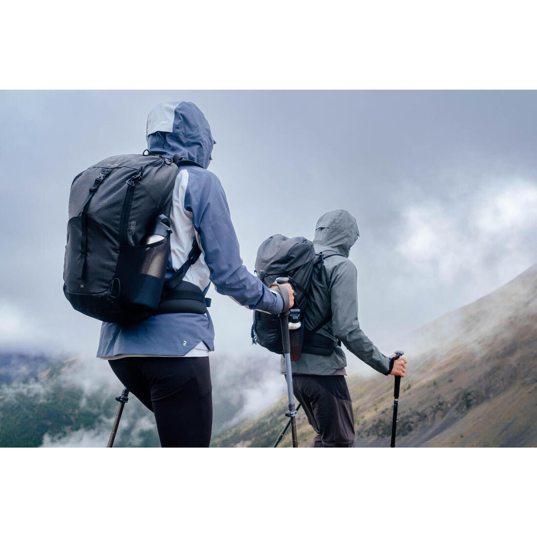 Sac à dos de randonnée montagne 20L, MH100 noir