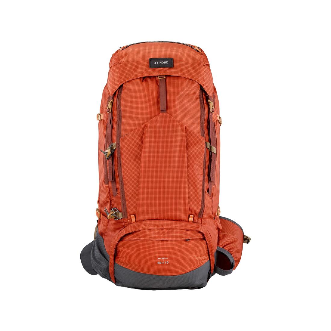 Sac à dos de trekking homme 60+10l - mt500 air
