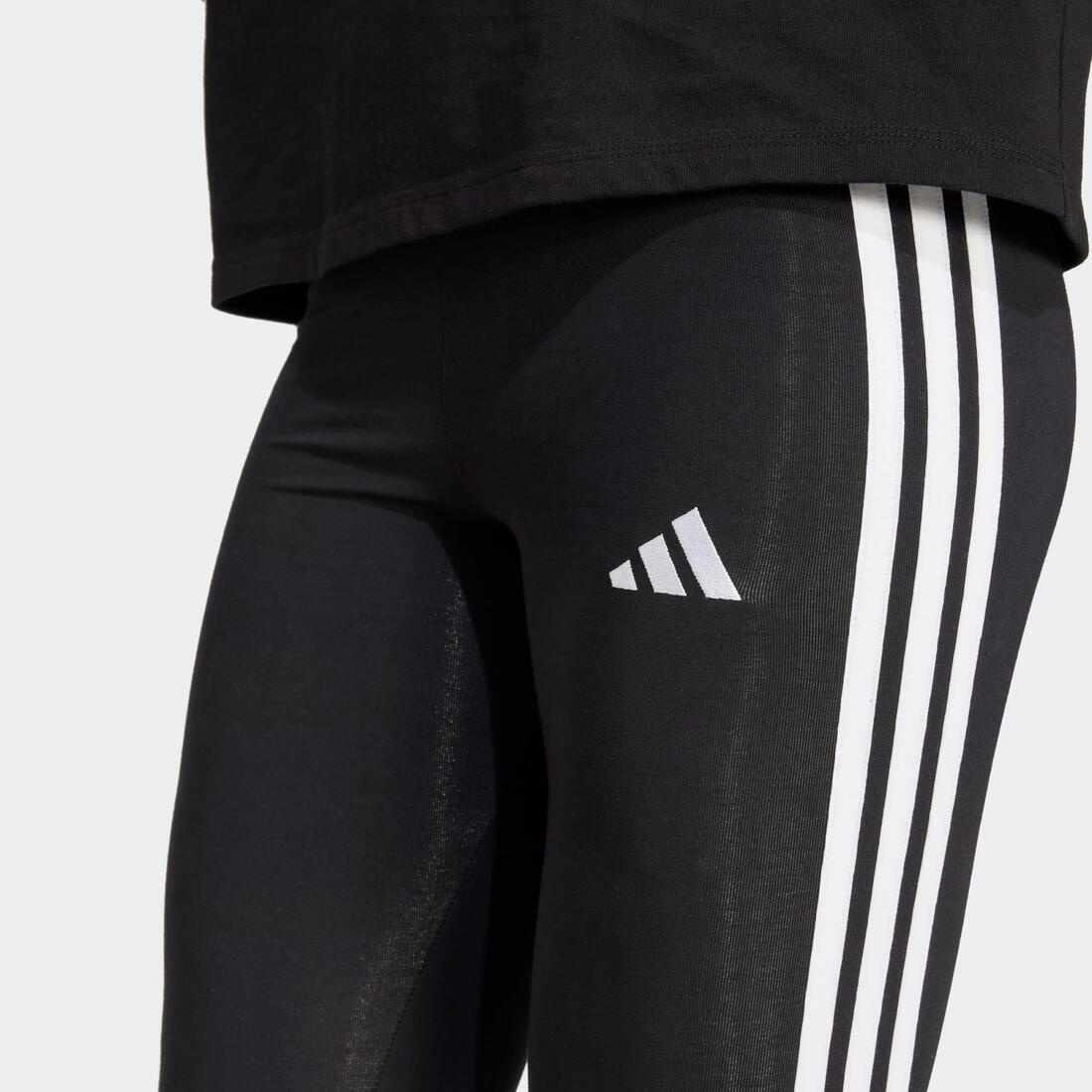 Legging en coton pour femme, noir