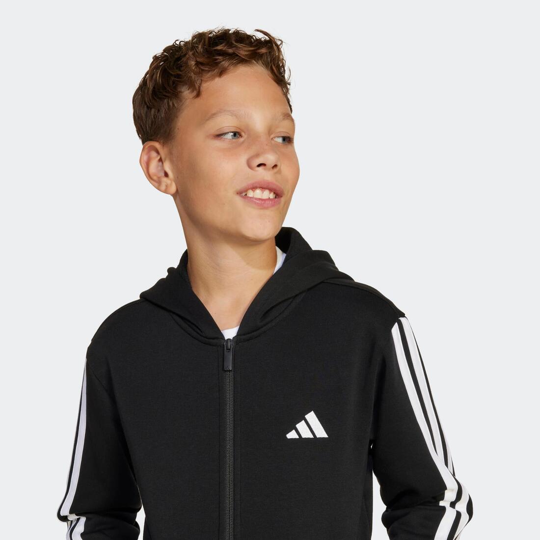 Veste à capuche enfant, noire