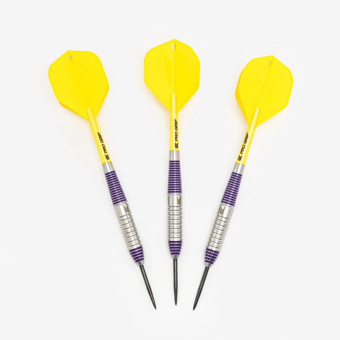 SET DE 3 FLECHETTES POINTES ACIER LUKE LITTLER BRASS - 22G