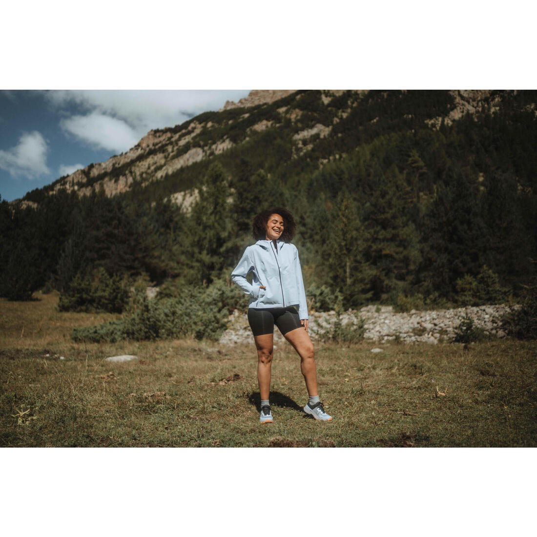 Chaussures de randonnée montagne femme, MH500 LIGHT