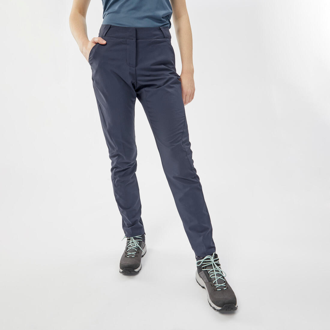 Pantalon de randonnée montagne - mh100 - femme