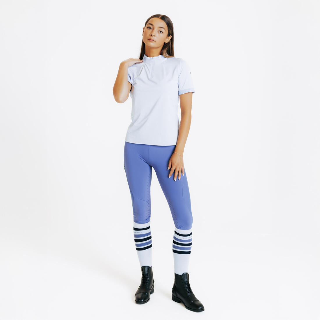 LEGGING EQUITATION LEGER FULLGRIP  FEMME - Eté
