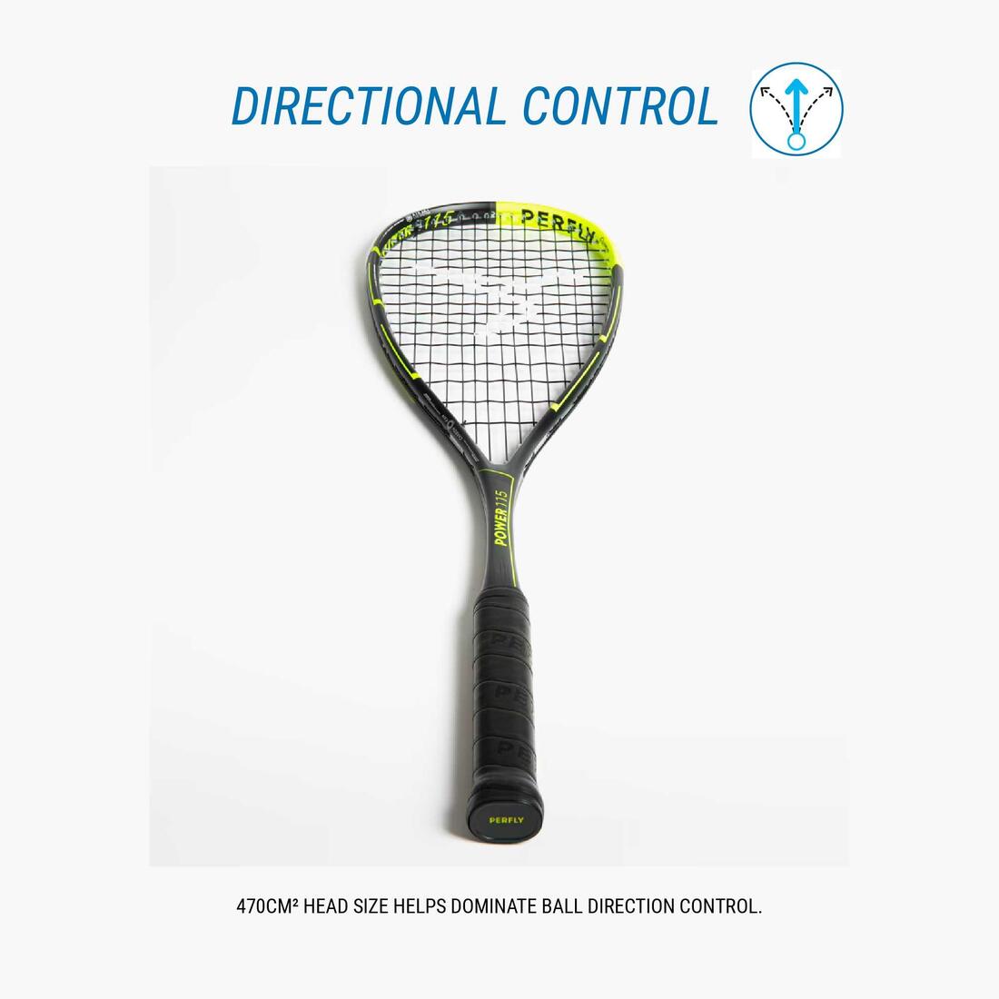 Raquette de squash perfly power 115