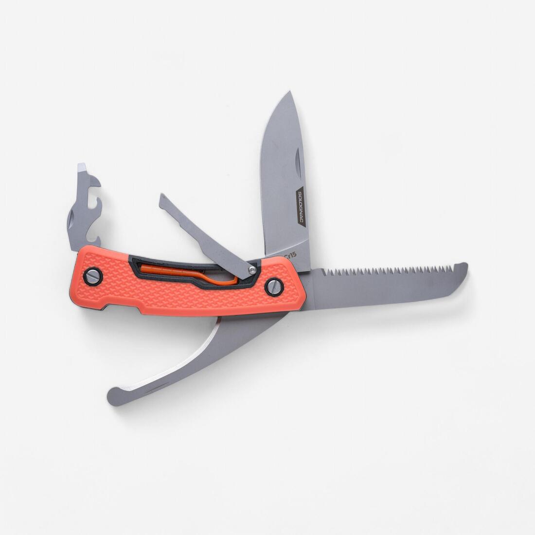 Couteau chasse multifonctions X7 Orange