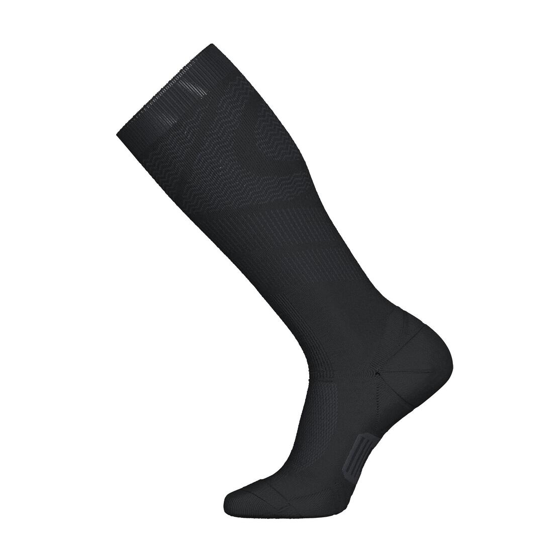 Chaussettes de compression running KIPRUN 900 noires