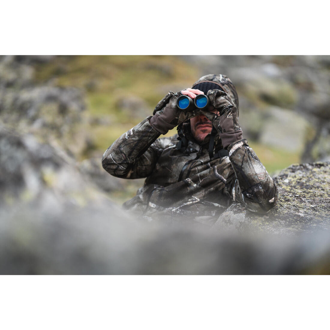 Jumelles chasse kaki étanches 900 10x42