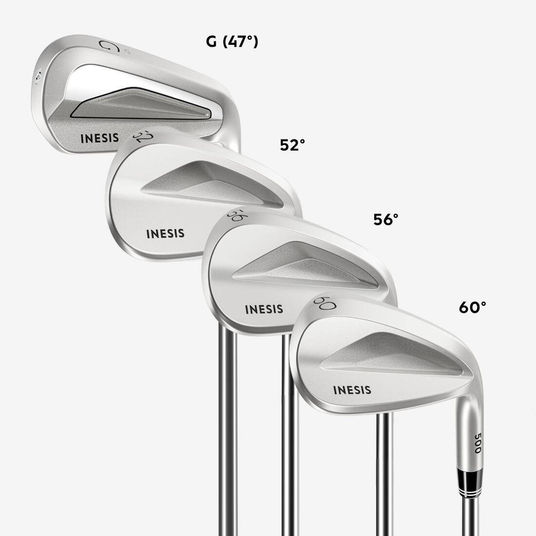 Wedge golf  droitier taille 2 graphite - inesis 500