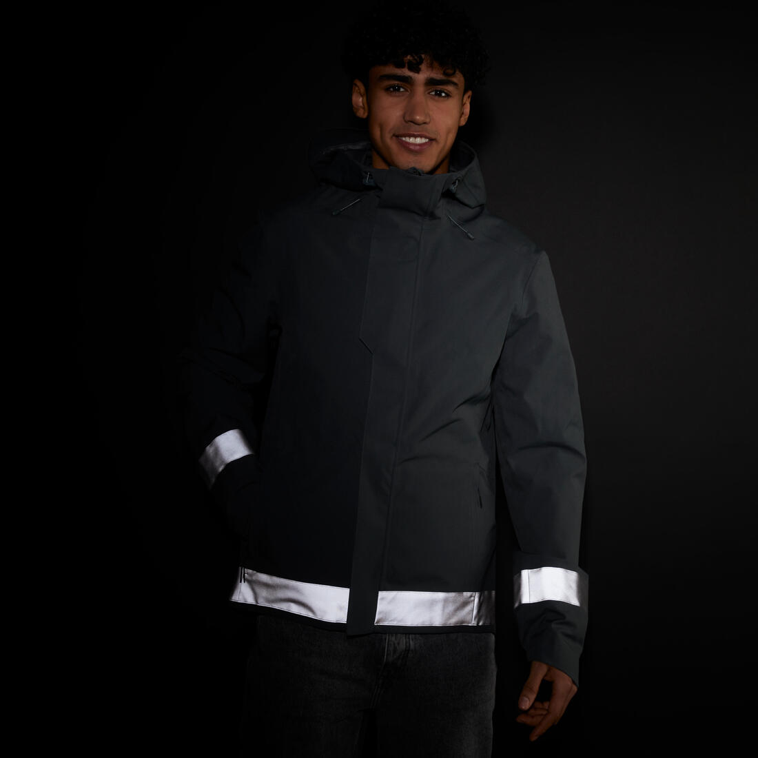 VESTE PLUIE VELO VILLE VISIBILITE NUIT 540 HOMME