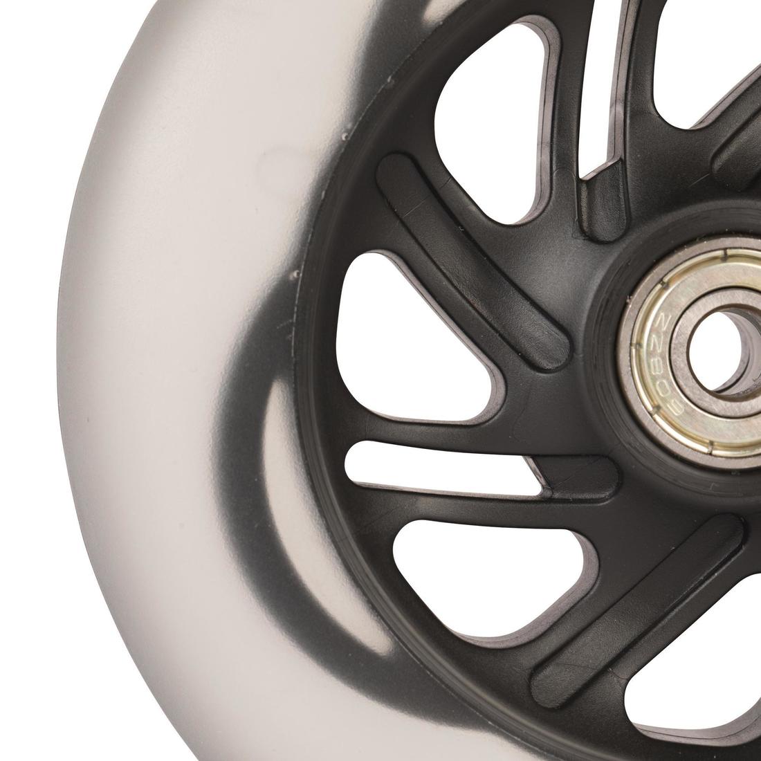 Roue lumineuse / flashing wheel noire 125mm