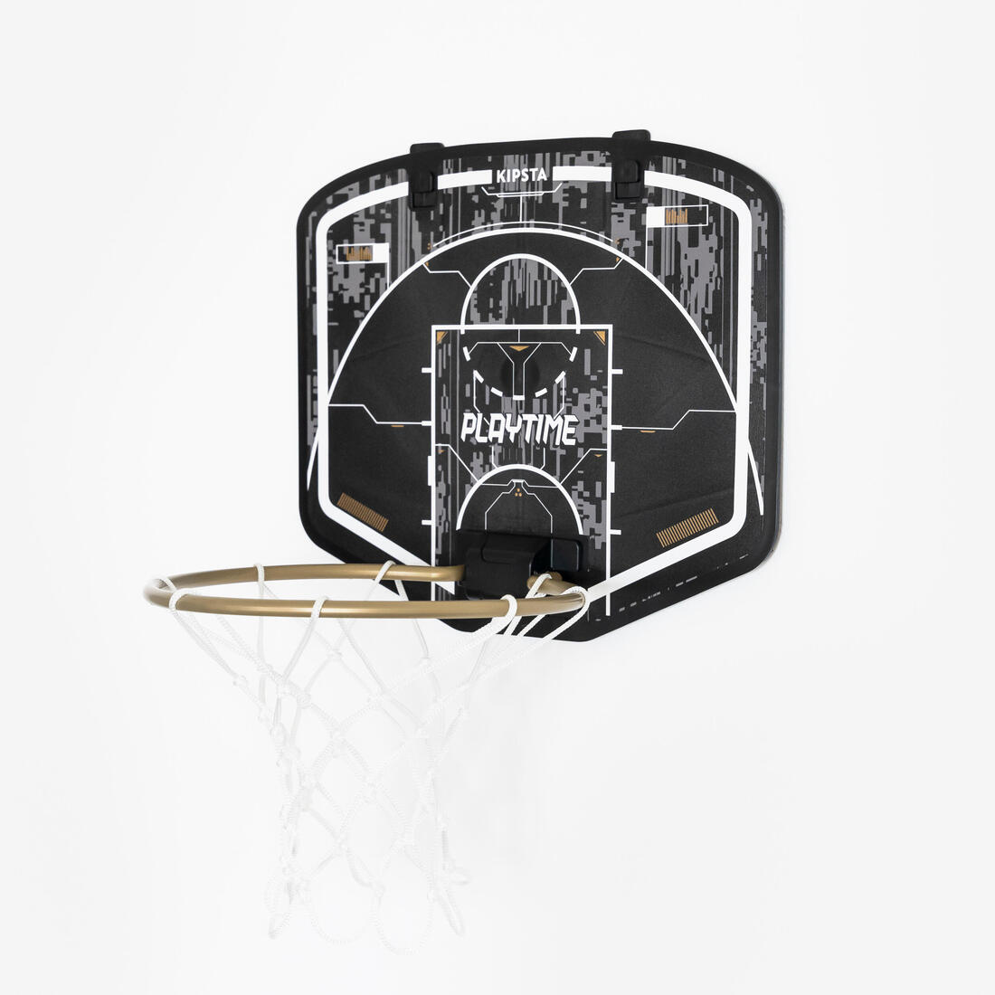 Mini panier de basket - sk100 noir or