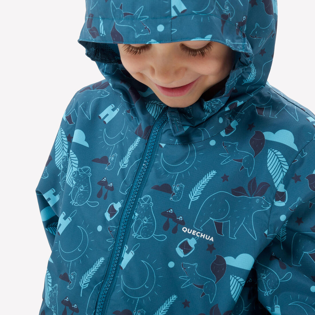 Veste imperméable de randonnée 2-6 ans enfant, MH500 kid
