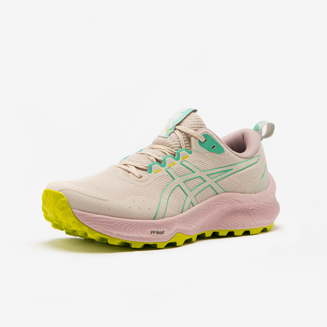 Chaussures de running trail femme, Asics trabuco terra 2, noir et