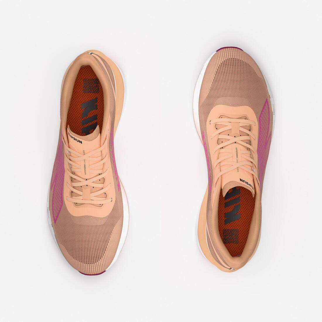 Chaussures de running avec plaque Carbone Femme, Kiprun Kipstorm Challenger CNY